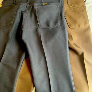 Wrangler Wrancher pant, 2 pairs 34x30 brown & navy blue